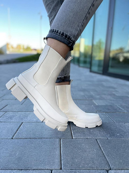 Черевики жіночі TEE Tspace -3 бежеві (весна-осінь, еко-шкіра) (4813) 37р.38р. 38 Коломия - фото 1