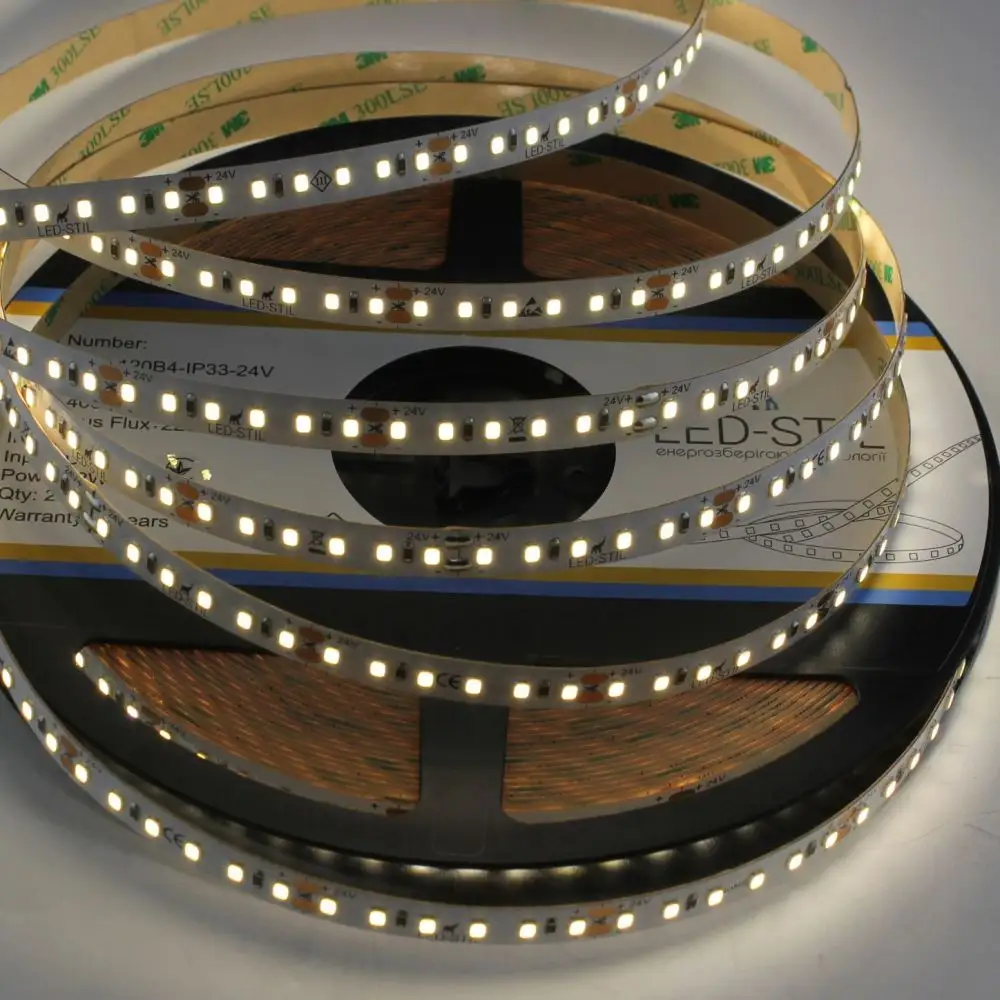LED-STIL LED стрічка LED-STIL 4000K, 2 Вт/м, 2835, 120 діодів, IP33, 24V, 220 LM, нейтральне св Коломия - фото 5
