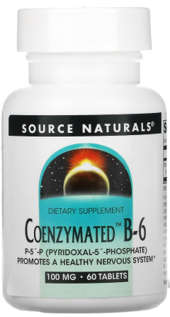 Вітамін В6 коензимний 100 мг Source Naturals Coenzymated B-6 60 таб Київ