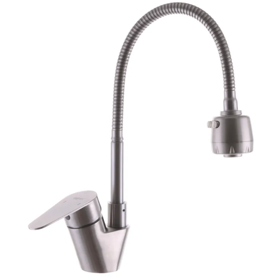 Кухонный смеситель Zerix ASA-011 с рефлекторным изливом (ZX3137) – удобство и стиль для вашей кухни Харьков
