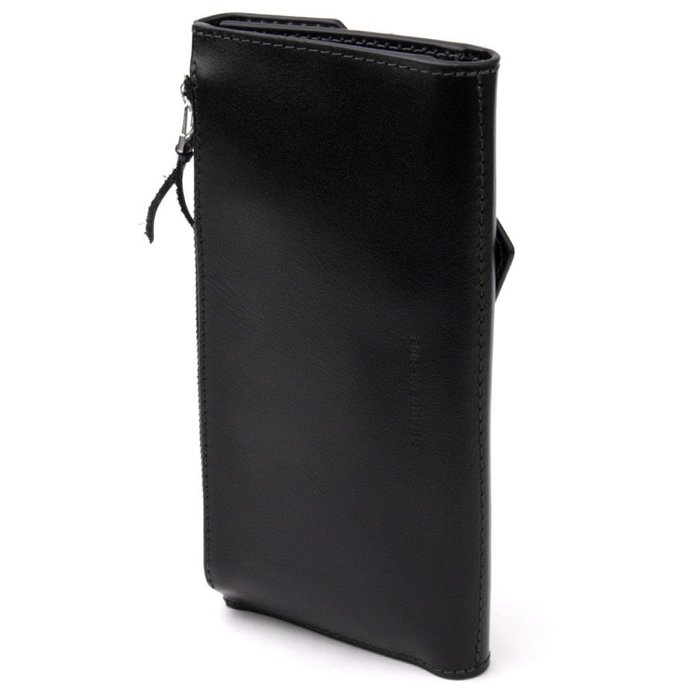 Многофункциональный клатч Черный (GRANDE PELLE) Киев - изображение 15