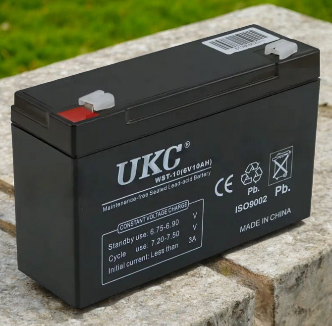 Універсальний Акумулятор 6V 10A UKC 2709 Одеса - фото 1