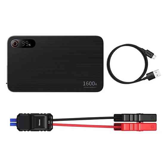 Пуско-зарядний пристрій Baseus Super Energy Pro Black+ Car Jump Starter 1600A (CGNL070001) Киев