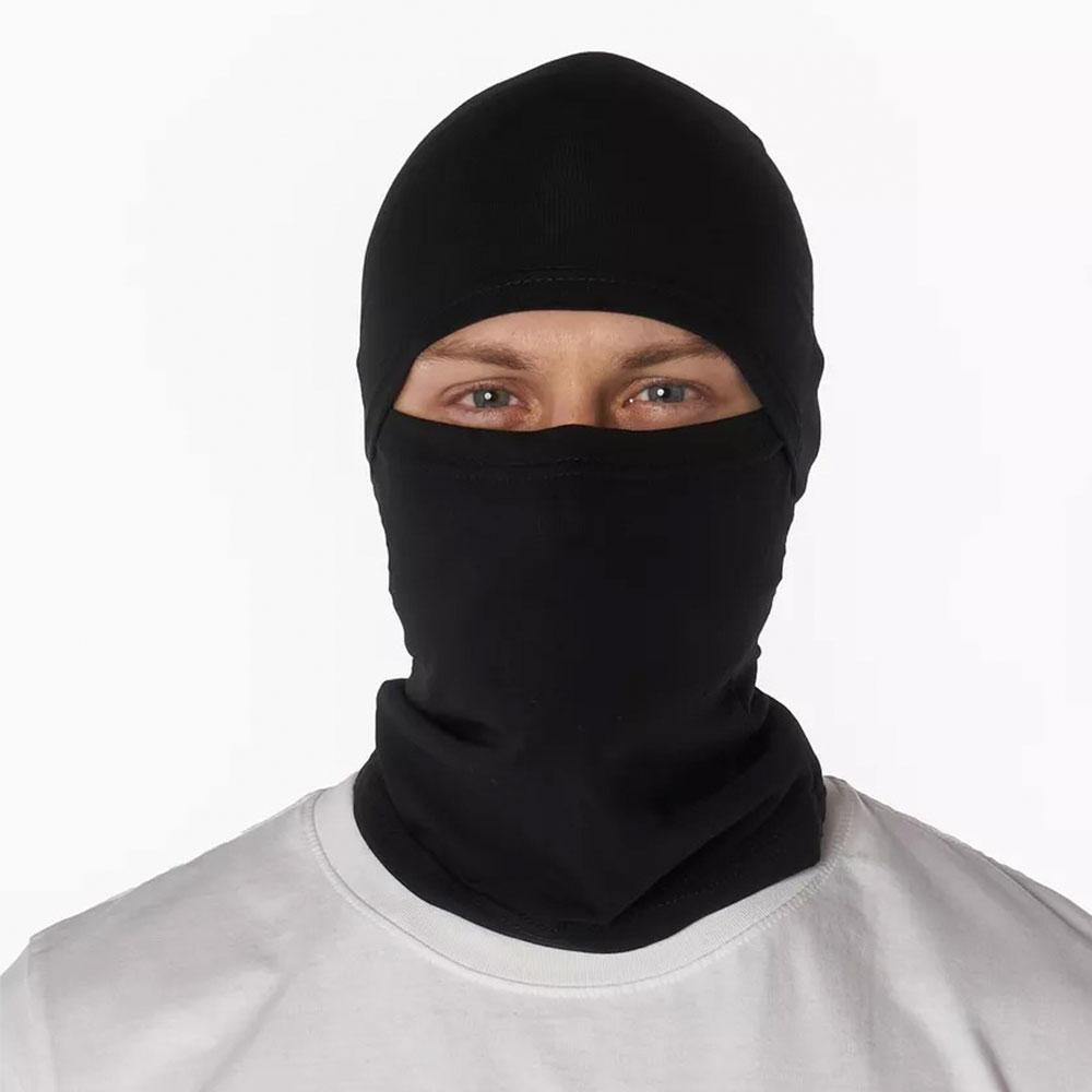 Зимова балаклава-баф на флісі, Чорна / Тактична балаклава утеплена / Балаклава флісова Київ - фото 1