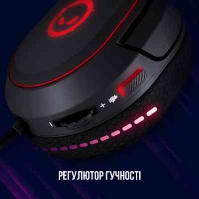 Навушники Lorgar Kaya 460 Gaming RGB USB Black (LRG-GHS460) Вінниця