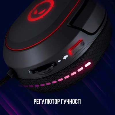 Навушники Lorgar Kaya 460 Gaming RGB USB Black (LRG-GHS460) Вінниця - фото 3