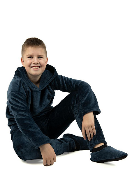 Піжама підліткова, тепла, для хлопчика, велсофт, топ Київ - фото 3