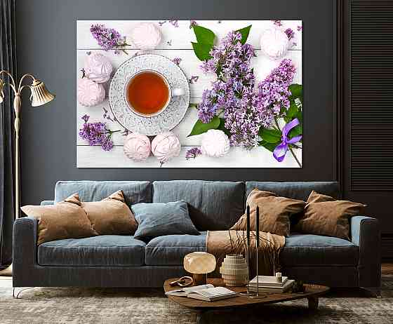 Картина полотно у вітальню / спальню  Бузок  MLP_367 ( 60х30см ) 40x80 см Київ