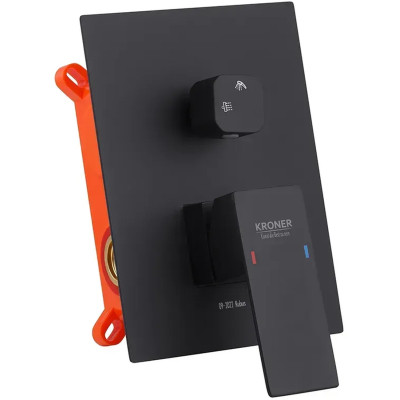 Душевой гарнитур Kroner Edelstahl Kubus-SCH082 + змішувач Edelstahl Kubus-SCH010 + змішувач Edelstahl Kubus-SCH052 (CVS30183) Винница - изображение 2