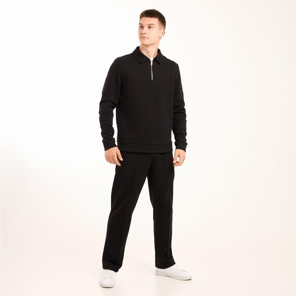 Чоловічий чорний спортивний костюм Pobedov Binance. Комплект штани та кофта осінній Київ - фото 1