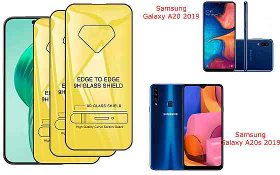 Захисне скло DefenzoGlass для Samsung Galaxy A20 2019, Galaxy A20s 2019 – подвійна міцність Київ
