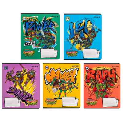 Тетрадь Kite Ninja Turtles, 18 листов, клетка (NT24-236) Винница