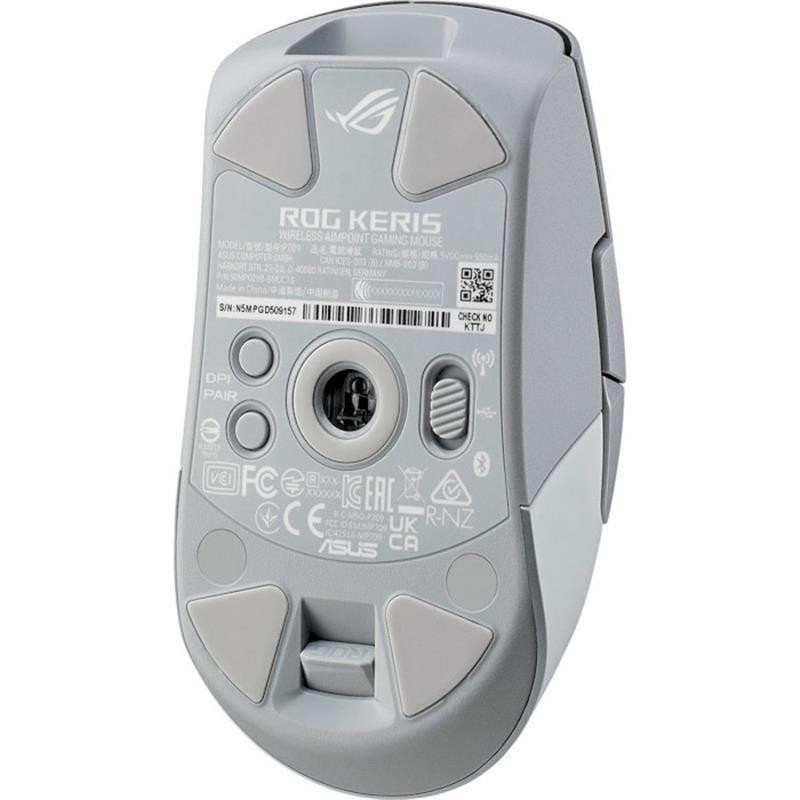 Миша бездротова Asus ROG Keris AimPoint RGB White (90MP02V0-BMUA10) Білий Харків - фото 6