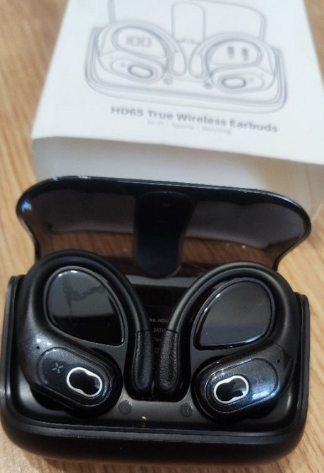 Наушники Беспроводные спортивные Bluetooth микрофон Харьков - изображение 5