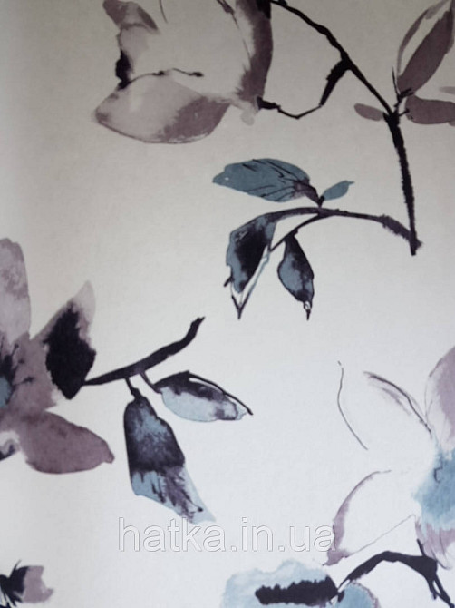 Обои флизелиновые  Khroma LAV006 LA VIE EN ROSE молочные ветки  цветы кремовые и серые Киев - изображение 2