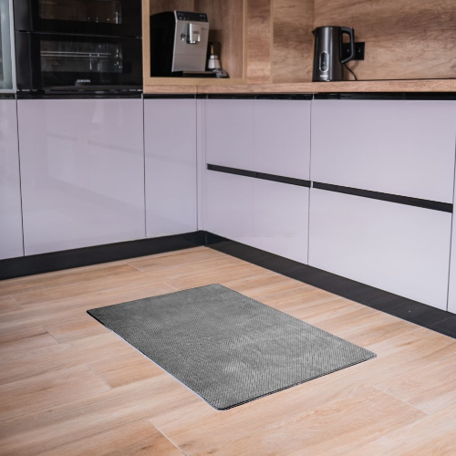 Килим універсальний для підлоги ТМ Dariana Шелл 68*120см сірий Житомир - фото 5