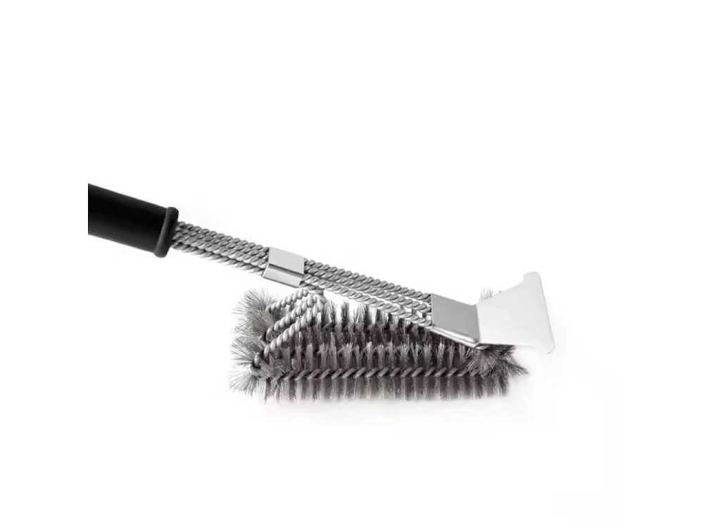 Щітка для гриля трьохрядна 2в1 (щітка+скребок) GRILLI 777455 Код: 013097 Рівне - фото 2
