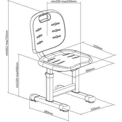 Школьный стул FunDesk PINK (516022) Винница