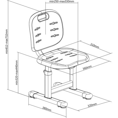 Школьный стул FunDesk PINK (516022) Винница - изображение 2
