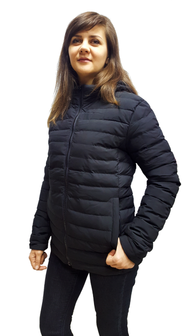 Женская демисезонная полу батальная стеганая куртка 
