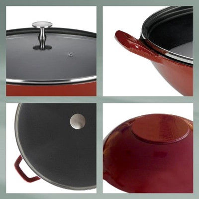 Сковорода Kela WOK с крышкой Calido 36 см (11947) Винница - изображение 7