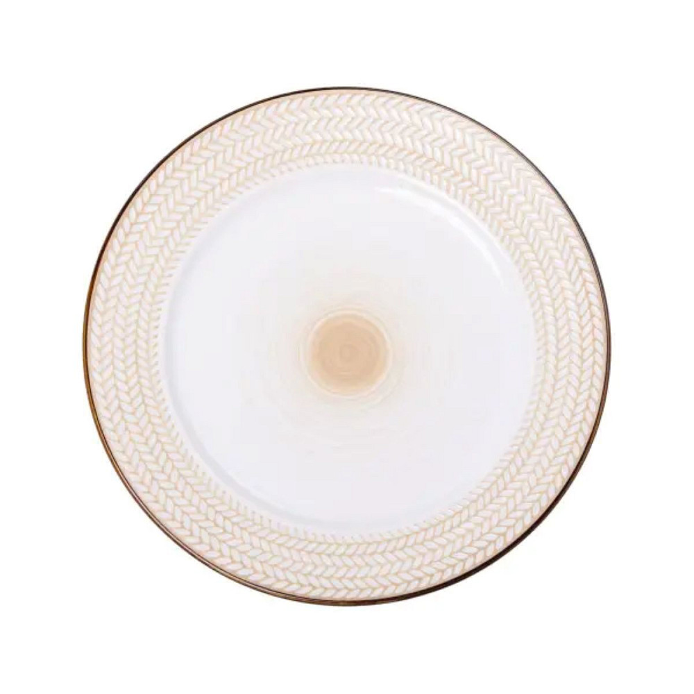 Тарілка сервірувальна 26 см плоска порцелянова HP23387 Коломия - фото 1