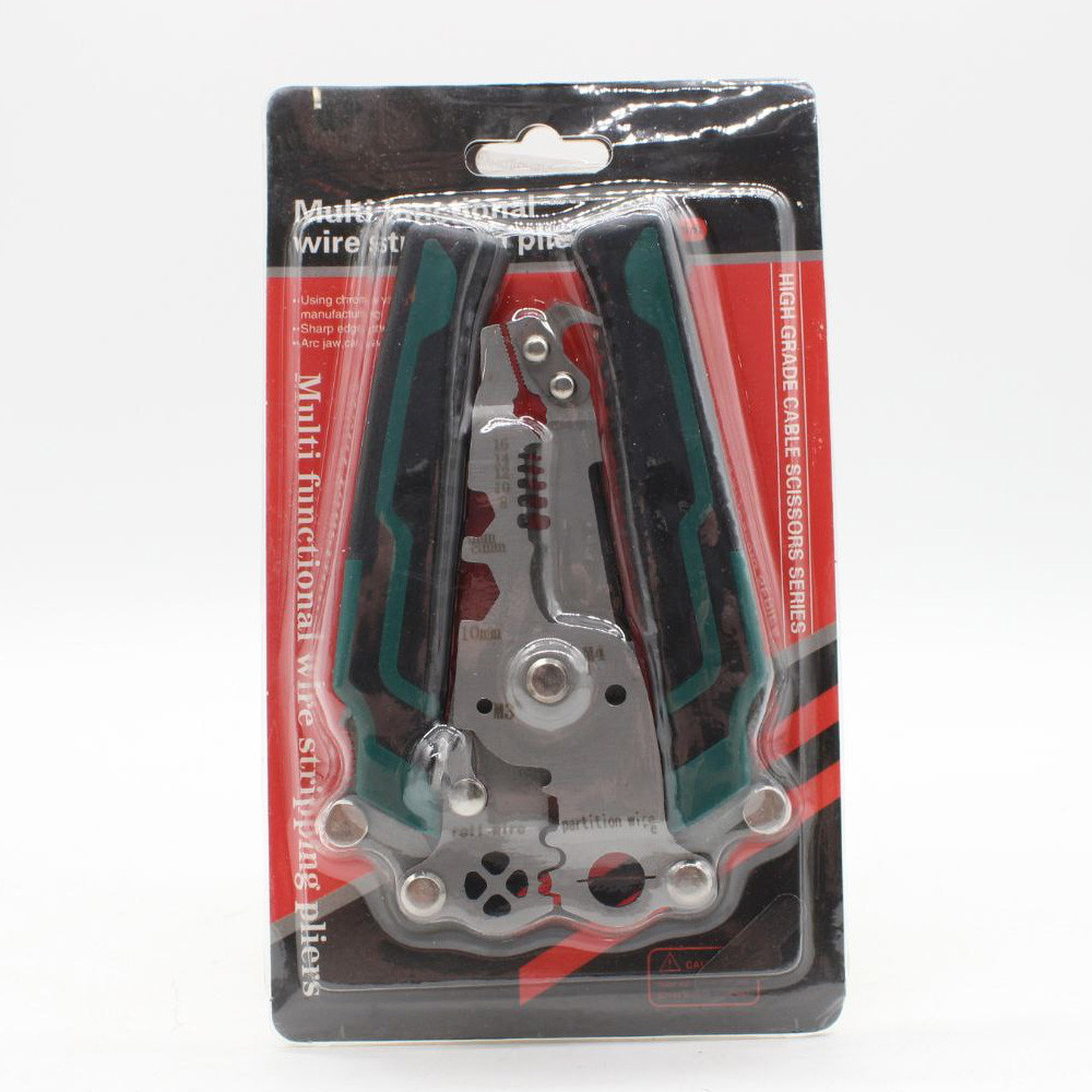 Багатофункціональні кліщі для зняття ізоляції 18в1 / Складні кліщі для зачищення та обтиску проводів Київ - фото 10