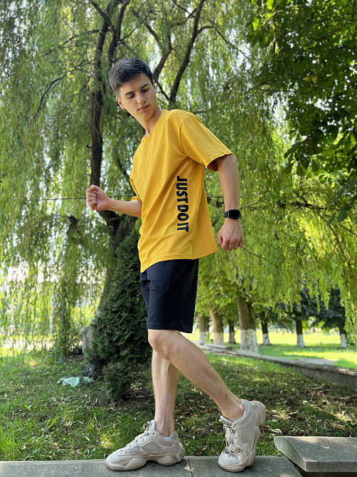 Літній костюм oversize unisex JUST DO IT (шорти + футболка) Чернівці - фото 2