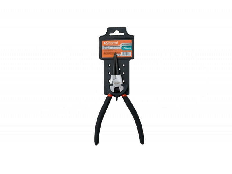 Щипцы для снятия колец 180 мм (Прямые на снятие) Sturm 10200202 (читать описание) Ровно - изображение 1