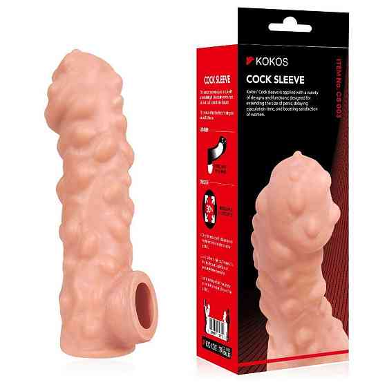 Насадка на член Kokos Cock Sleeve CS 003 M Sex Aura Київ