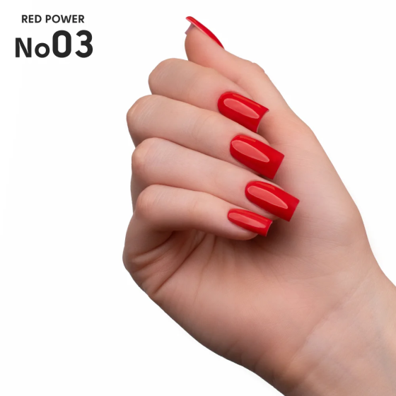 Гель-лак для ногтей 03 Red Power Shelly 12 мл Киев