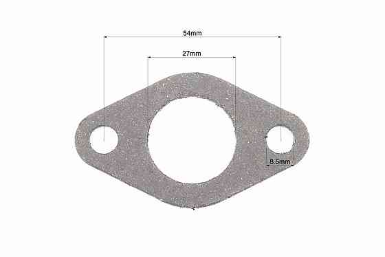 Прокладка глушника 178F/186F Тип 1 (пароніт) Київ