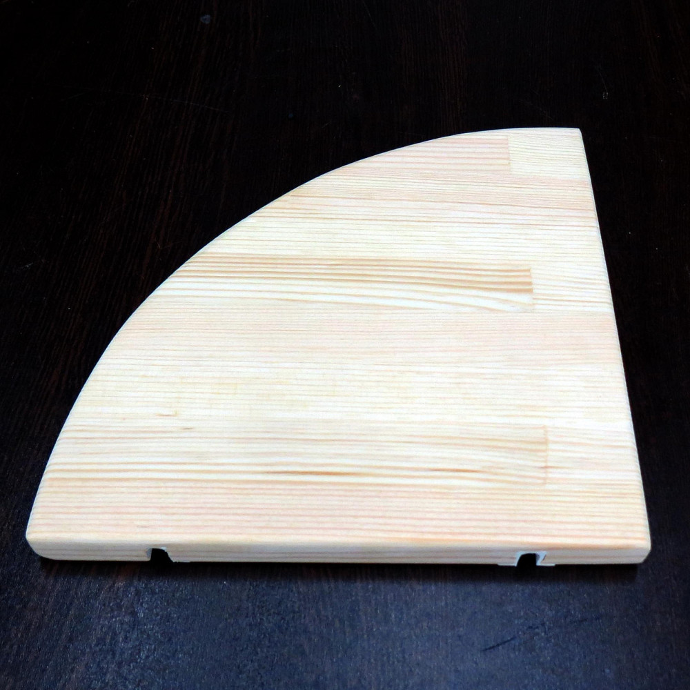 Угловая настенная полка 