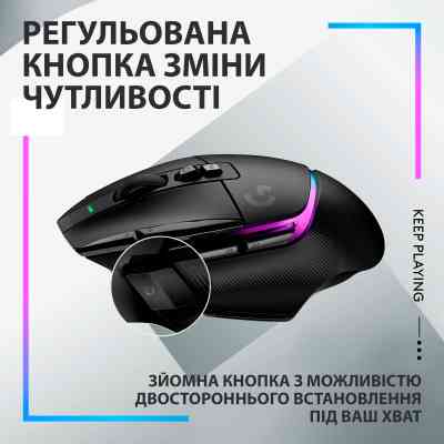 Мышка Logitech G502 X Plus Wireless Black (910-006162) Винница