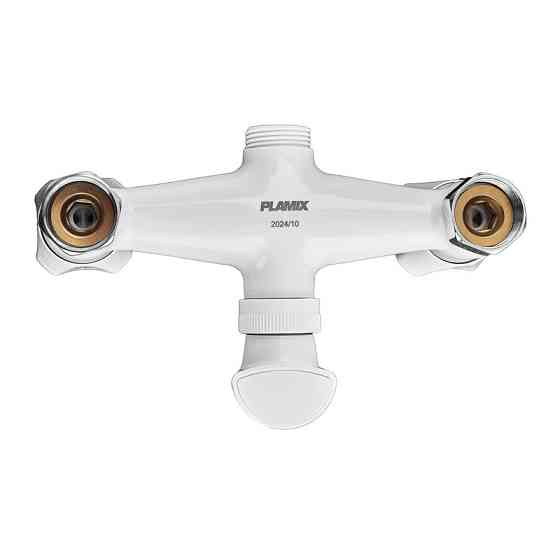 Змішувач для ванни PLAMIX OMEGA-142 EURO SET WHITE    ( MX9699 ) 28430 Харків
