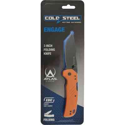 Ніж Cold Steel Engage 3&quot; Drop Point Orange (блістер) (CS-FL-30DPLD-BOZ) Вінниця