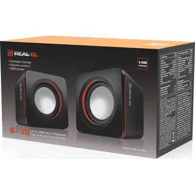 Акустическая система REAL-EL S-13 USB Black (EL121100021) Винница