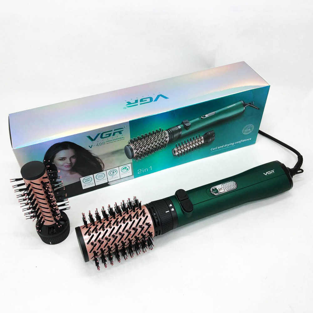 Фен гребінець для укладання локонів VGR, Фен з холодним повітрям для укладання стайлер NK-57 Івано-Франківськ - фото 2