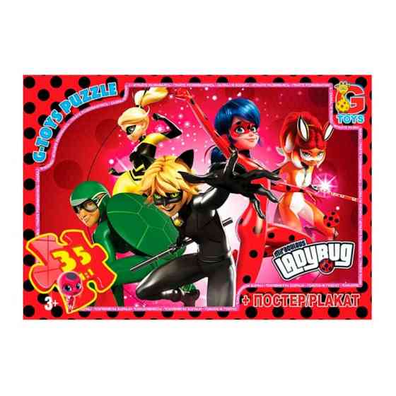 Дитячий пазл "Леді Баг" LB1017 постер 35 елементів Вінниця