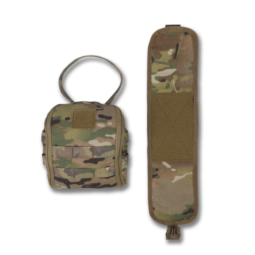 Подсумок-аптечка (быстрый сброс) Kiborg GU Cordura Multicam. Медицинский подсумок на пояс, тактическая аптечка Киев - изображение 3