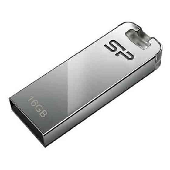 Flash SiliconPower USB 2.0 Touch T03 16Gb Transparent no chain metal Киев