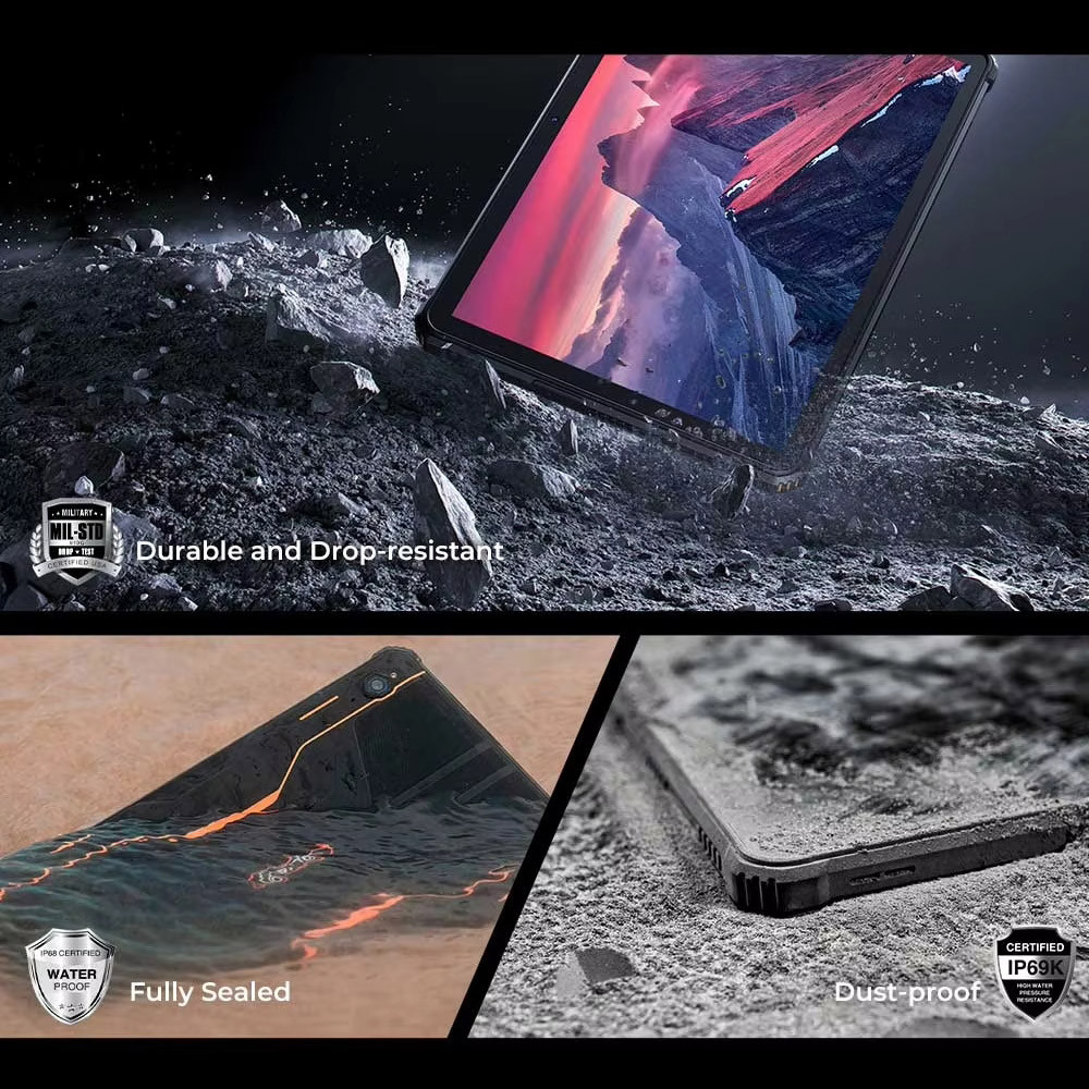 Планшет Oukitel RT9 10.1" HD /6GB/256GB/ T606 /11000mAh/ 16+16Мп /IP69K/LTE Black Винница - изображение 3