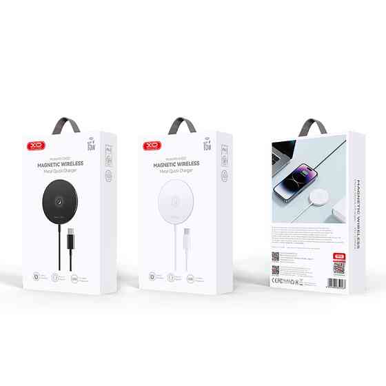 Бездротовий зарядний пристрій XO CX022 Magnetic Wireless Charger Type-C білий Львів