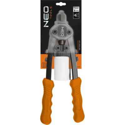 Заклепочник Neo Tools для заклепок 2.4, 3.2, 4.0, 4.8 мм (18-107) Винница