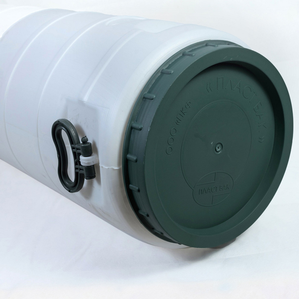 Пищевая бочка 50 л белая бидон  широкая горловина для молока и меда Днепр - изображение 4