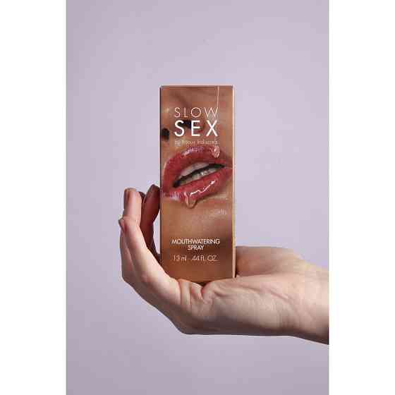 Спрей для посилення слиновиділення Slow Sex by Bijoux Indiscrets MOUTHWATERING SPRAY водній основі Sex Aura Київ