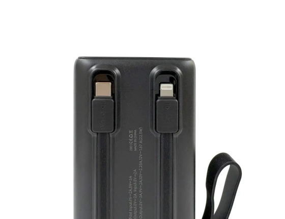 Power Bank KP-38 30000mAh 22.5W  зовнішній акумулятор, швидка зарядка, USB, Type-C Одеса