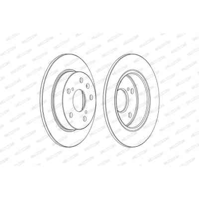 Тормозной диск FERODO DDF2493C Винница