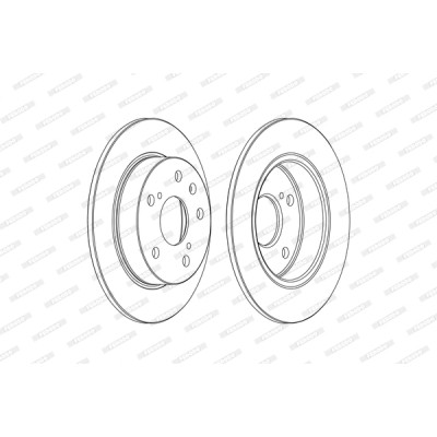 Тормозной диск FERODO DDF2493C Винница - изображение 1