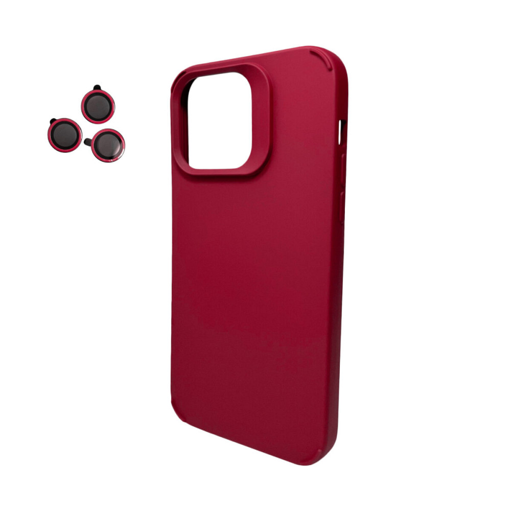 Чохол для смартфона Cosmic Silky Cam Protect for Apple iPhone 13 Wine Red Київ - фото 1